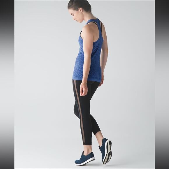 Lululemon Swiftly Tech Racerback Heathered Harbor Blue 6 - Picture 6 of 12